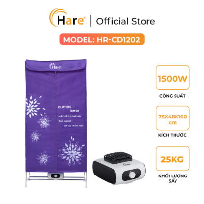 Ảnh của TỦ SẤY QUẦN ÁO HARE HR-CD1202