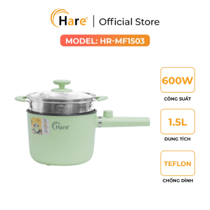 Ảnh của NỒI LẨU ĐIỆN ĐA NĂNG MINI HARE HR-MF1503 