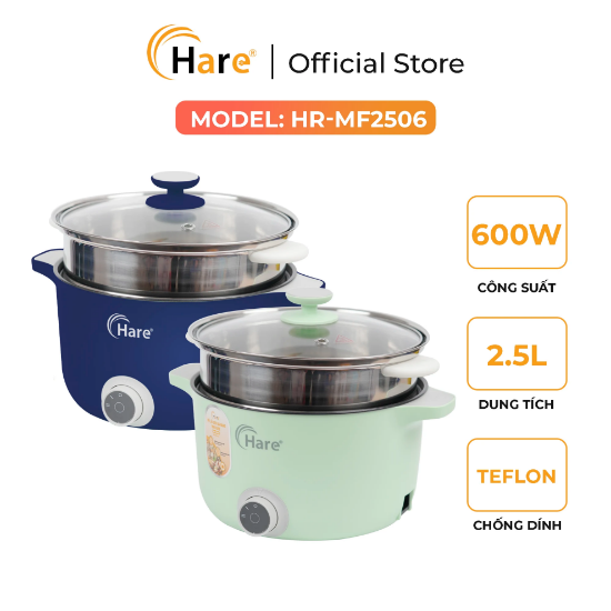 Ảnh của NỒI LẨU ĐIỆN ĐA NĂNG MINI HARE HR-MF2506 