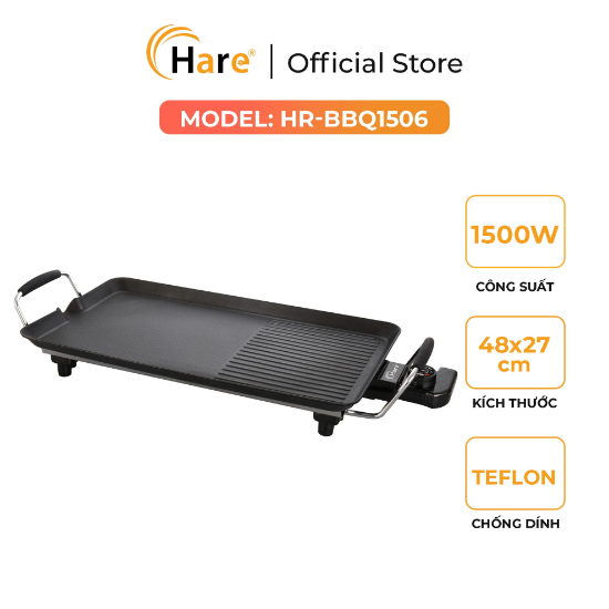 Ảnh của BẾP NƯỚNG DÙNG ĐIỆN HARE- BBQ1506