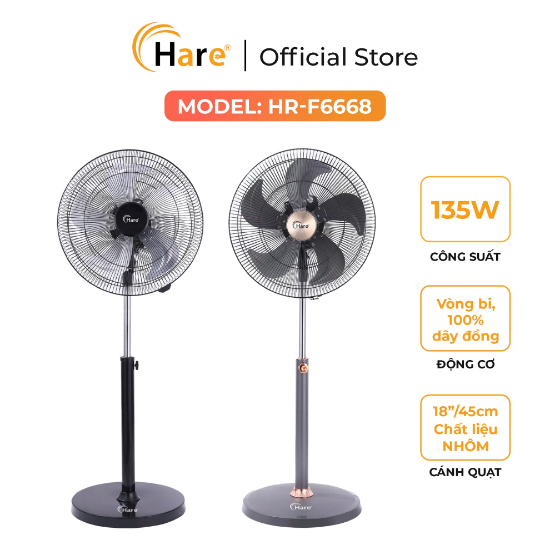 Ảnh của QUẠT ĐIỆN CÂY HARE HR-F6668