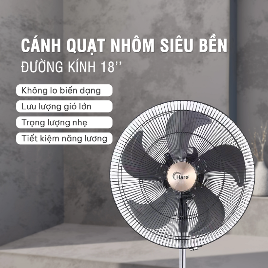 Ảnh của QUẠT ĐIỆN CÂY HARE HR-F6668