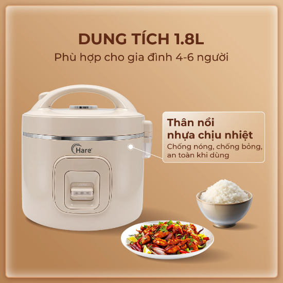 Ảnh của NỒI CƠM ĐIỆN HARE HR-RC1816