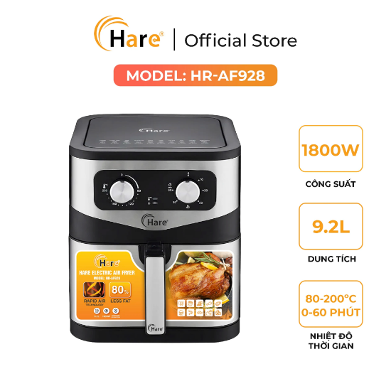 Ảnh của NỒI CHIÊN KHÔNG DẦU HARE HR-AF928