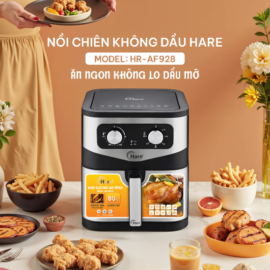 Ảnh của NỒI CHIÊN KHÔNG DẦU HARE HR-AF928