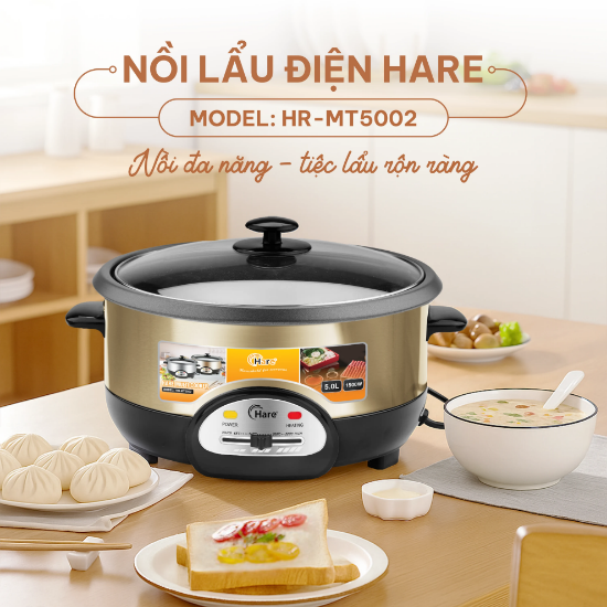 Ảnh của NỒI LẨU ĐIỆN HARE HR-MT5002