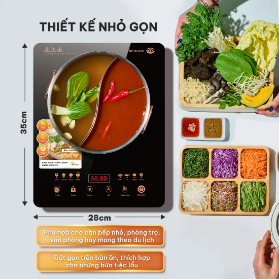 Ảnh của BẾP ĐIỆN TỪ HARE HR-IC1518