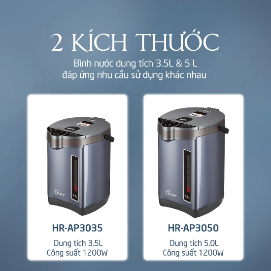 Ảnh của BÌNH THỦY ĐIỆN HARE HR-AP3035; HR-AP3050