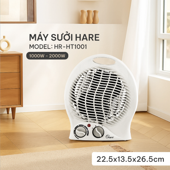Ảnh của QUẠT SƯỞI ĐIỆN HARE HR-HT1001