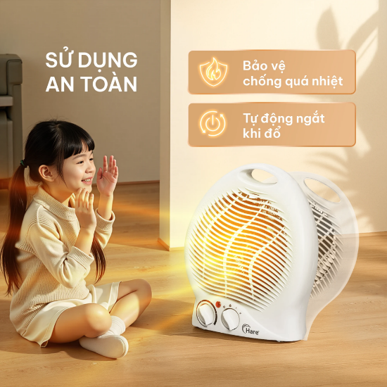 Ảnh của QUẠT SƯỞI ĐIỆN HARE HR-HT1001