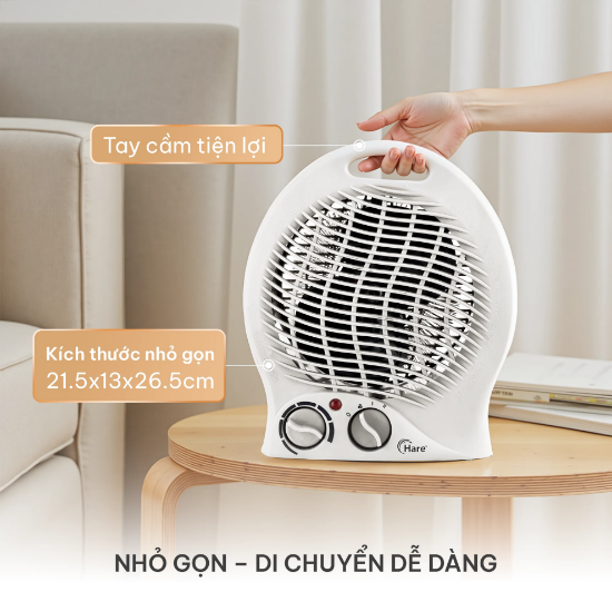 Ảnh của QUẠT SƯỞI ĐIỆN HARE HR-HT1001
