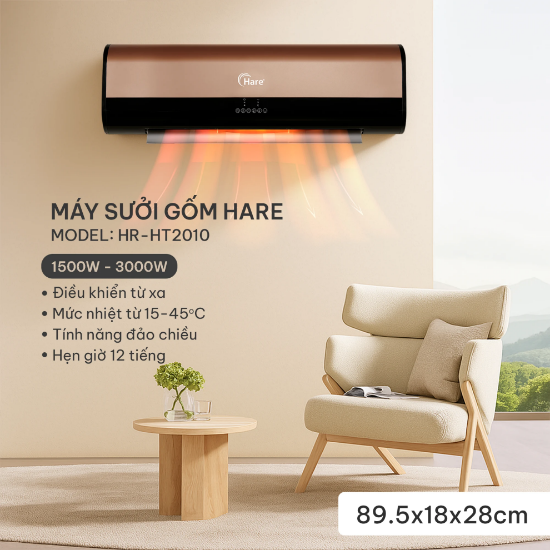 Ảnh của MÁY SƯỞI GỐM TREO TƯỜNG HARE HR-HT2010