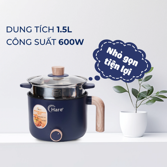 Ảnh của NỒI LẨU ĐIỆN ĐA NĂNG MINI HARE HR-MF1506 