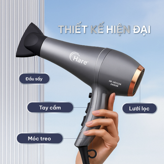 Ảnh của MÁY SẤY TÓC HARE HR-HD1226