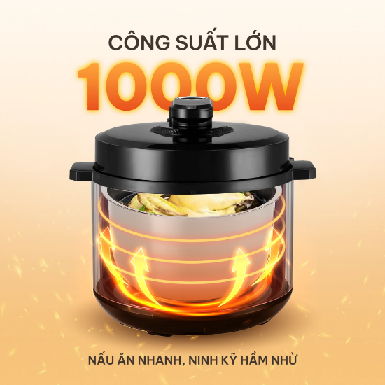 Ảnh của NỒI ÁP SUẤT ĐIỆN HARE HR-PC606