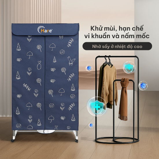 Ảnh của TỦ SẤY QUẦN ÁO HARE HR-CD1208