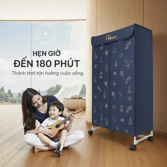Ảnh của TỦ SẤY QUẦN ÁO HARE HR-CD1208