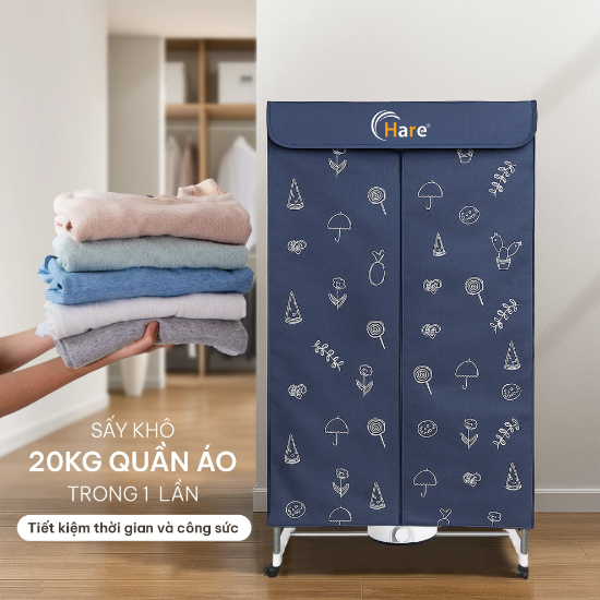 Ảnh của TỦ SẤY QUẦN ÁO HARE HR-CD1208