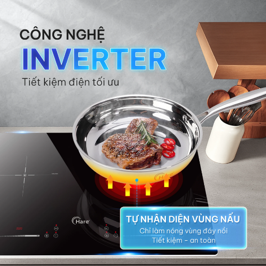 Ảnh của BẾP TỪ ĐÔI HARE HR-IC1535
