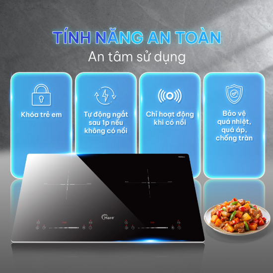 Ảnh của BẾP TỪ ĐÔI HARE HR-IC1535