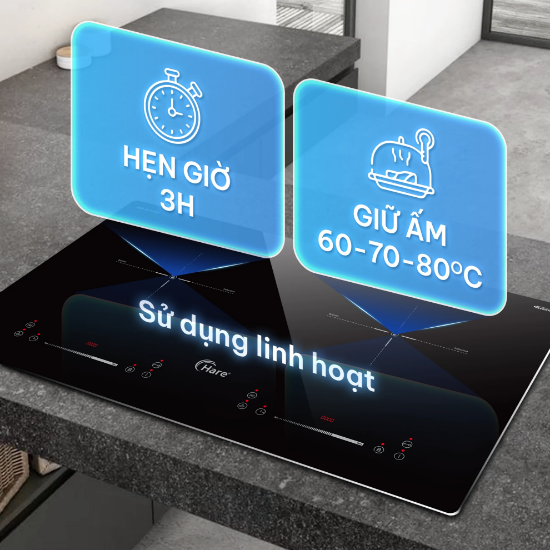 Ảnh của BẾP TỪ ĐÔI HARE HR-IC1535