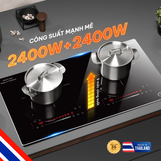 Ảnh của BẾP TỪ ĐÔI HARE HR-IC1536