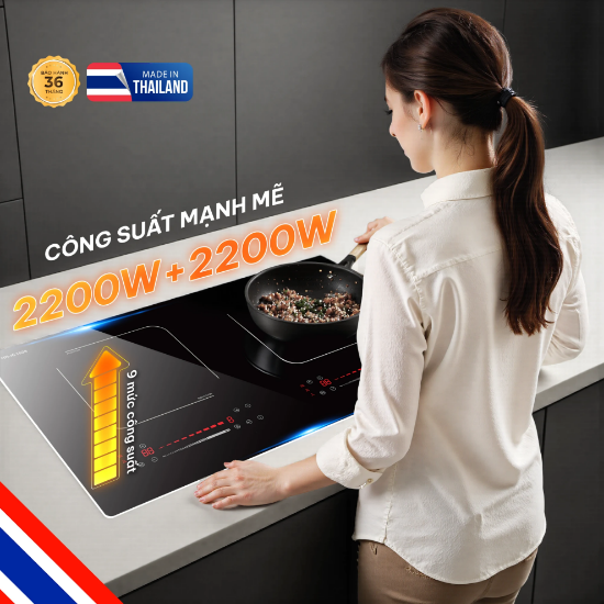 Ảnh của BẾP TỪ ĐÔI HARE HR-IC1538