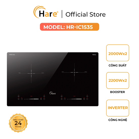 Ảnh của BẾP TỪ ĐÔI HARE HR-IC1535