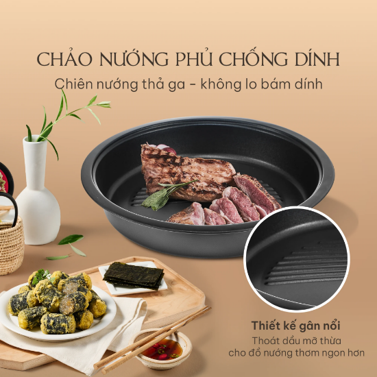 Ảnh của NỒI LẨU ĐIỆN 2 TRONG 1 HARE HR-MT5038