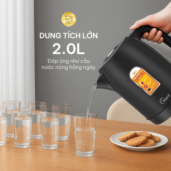Ảnh của ẤM ĐIỆN ĐUN NƯỚC HARE HR-KE20S8