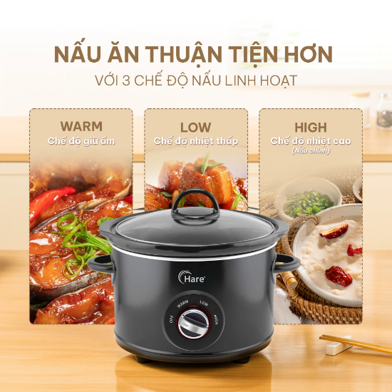 Ảnh của NỒI NẤU CHẬM HARE HR-SC525