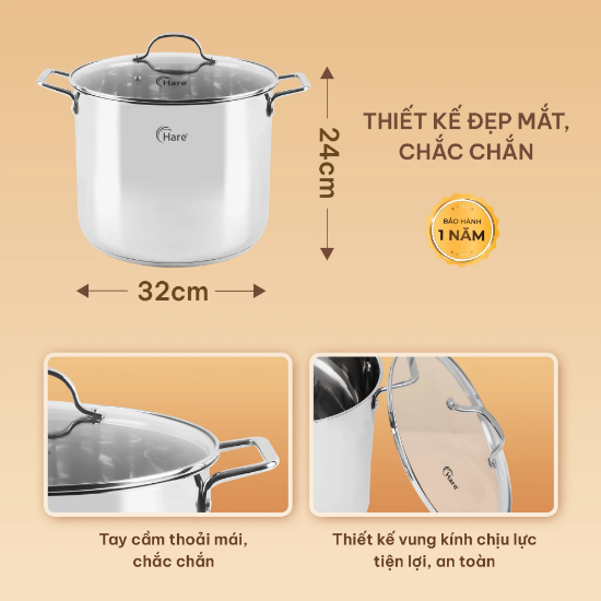 Ảnh của NỒI INOX HARE HR-P3038