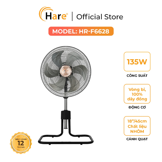 Ảnh của QUẠT ĐIỆN CÂY HARE HR-F6628