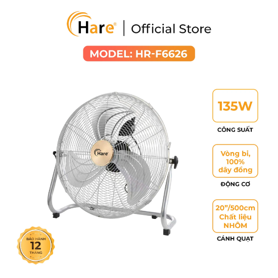 Ảnh của QUẠT ĐIỆN SÀN HARE HR-F6626