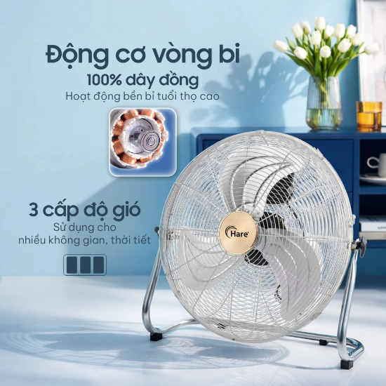 Ảnh của QUẠT ĐIỆN SÀN HARE HR-F6626