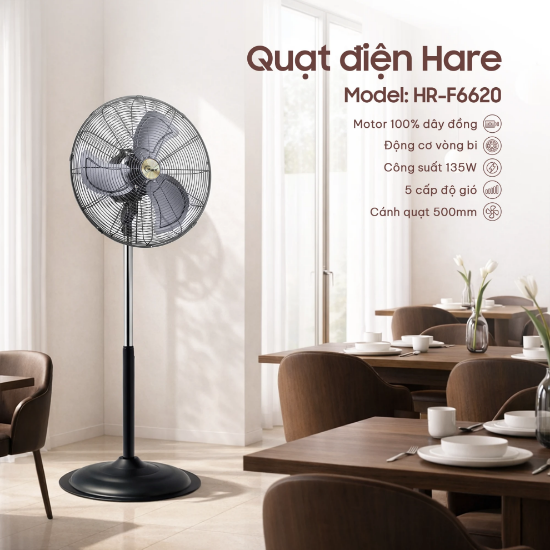Ảnh của QUẠT CÔNG NGHIỆP HARE HR-F6620