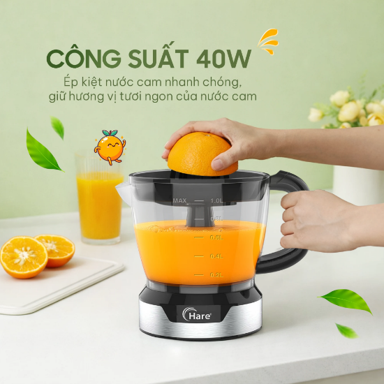 Ảnh của MÁY VẮT CAM HARE HR-VC610