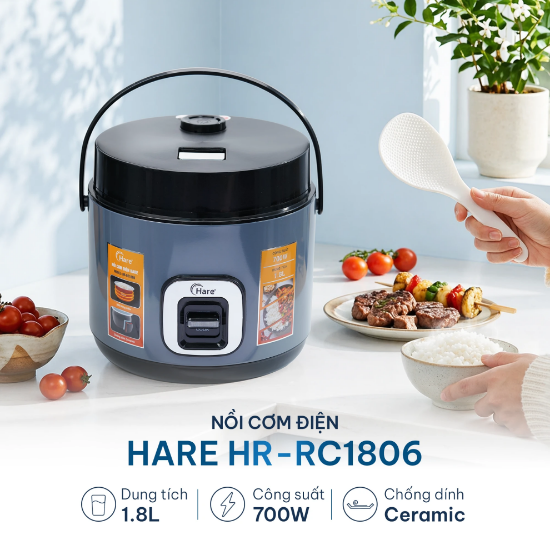 Ảnh của NỒI CƠM ĐIỆN HARE HR-RC1806