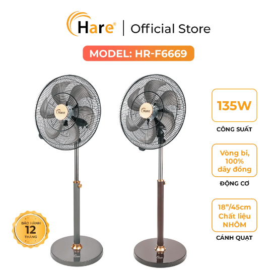 Ảnh của QUẠT ĐIỆN CÂY HARE HR-F6669