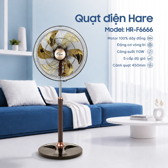 Ảnh của QUẠT ĐIỆN CÂY HARE HR-F6666