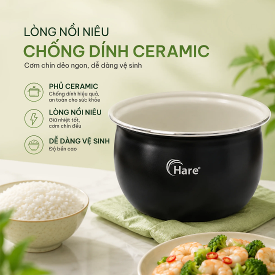 Ảnh của NỒI CƠM ĐIỆN HARE HR-RC1816
