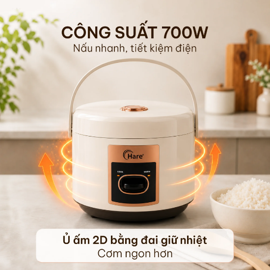 Ảnh của NỒI CƠM ĐIỆN HARE HR-RC1818