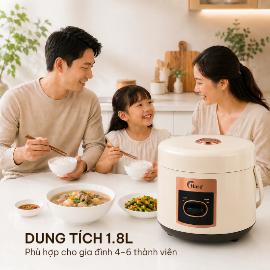 Ảnh của NỒI CƠM ĐIỆN HARE HR-RC1818