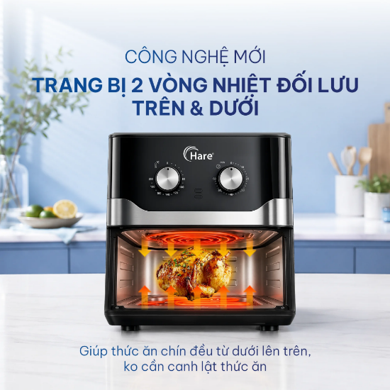 Ảnh của NỒI CHIÊN KHÔNG DẦU HARE HR-AF935