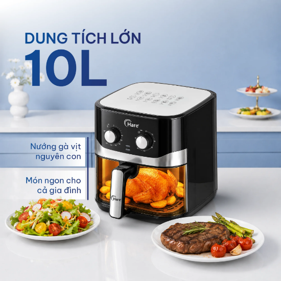 Ảnh của NỒI CHIÊN KHÔNG DẦU HARE HR-AF935