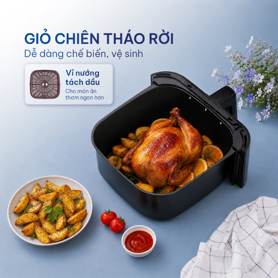 Ảnh của NỒI CHIÊN KHÔNG DẦU HARE HR-AF935