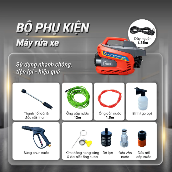 Ảnh của  MÁY RỬA XE HARE HR-CW6568