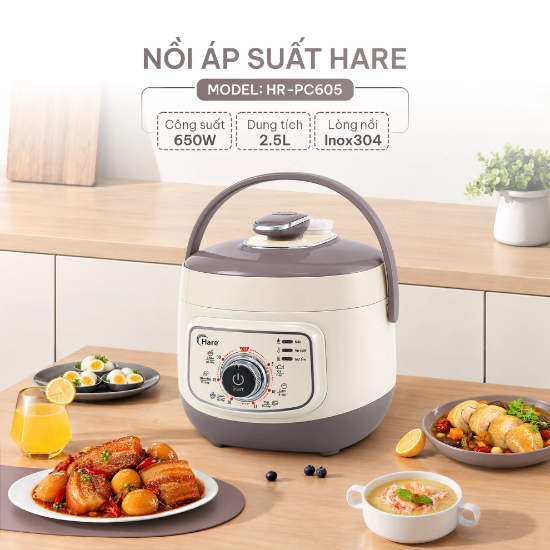 Ảnh của NỒI ÁP SUẤT ĐIỆN HARE HR-PC606
