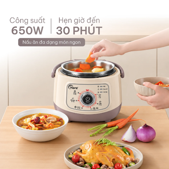 Ảnh của NỒI ÁP SUẤT ĐIỆN HARE HR-PC606