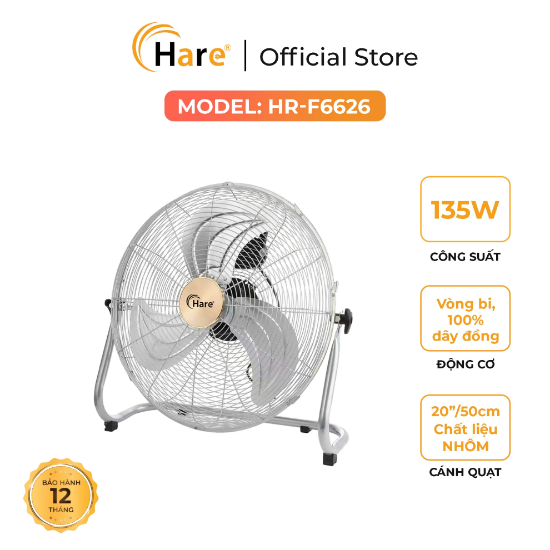 Ảnh của QUẠT ĐIỆN SÀN HARE HR-F6626